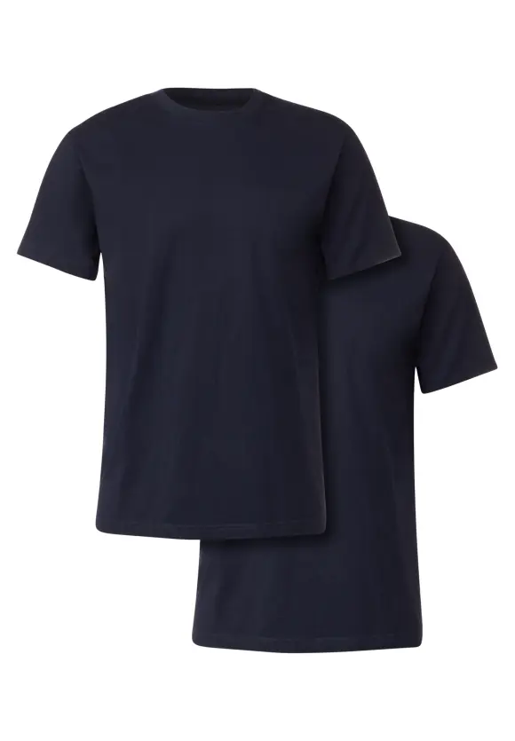 2 PACK Basic T-Shirts - nightshadow blue