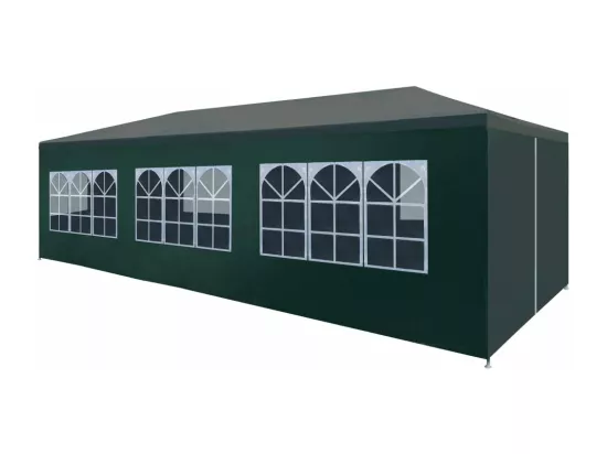 Tente de réception 3 x 9 m Vert