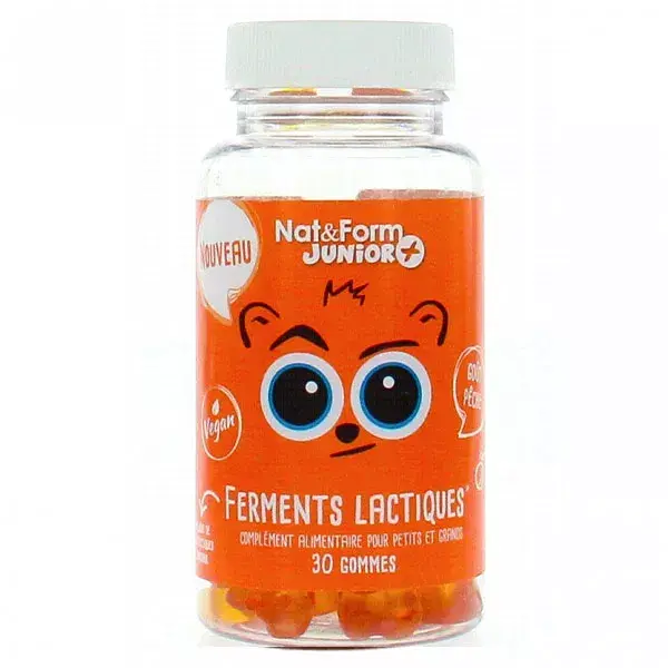 Fermentos Lácteos Nat & Form Junior 30 gomas