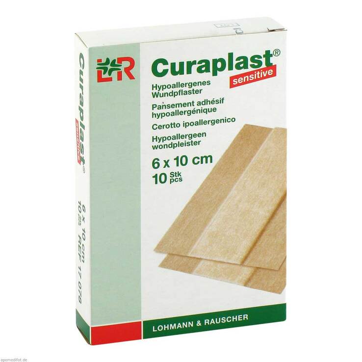 Curaplast sensitive Wundschn.Verband 6x10cm, 10 St