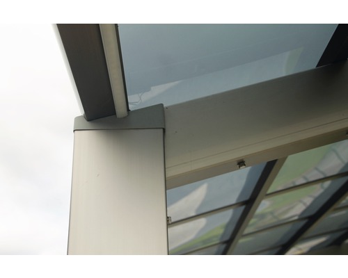 KRB Skiatsu enkele carport met hitte-, UV- en hagelbescherming, 270x500 cm, urban grey