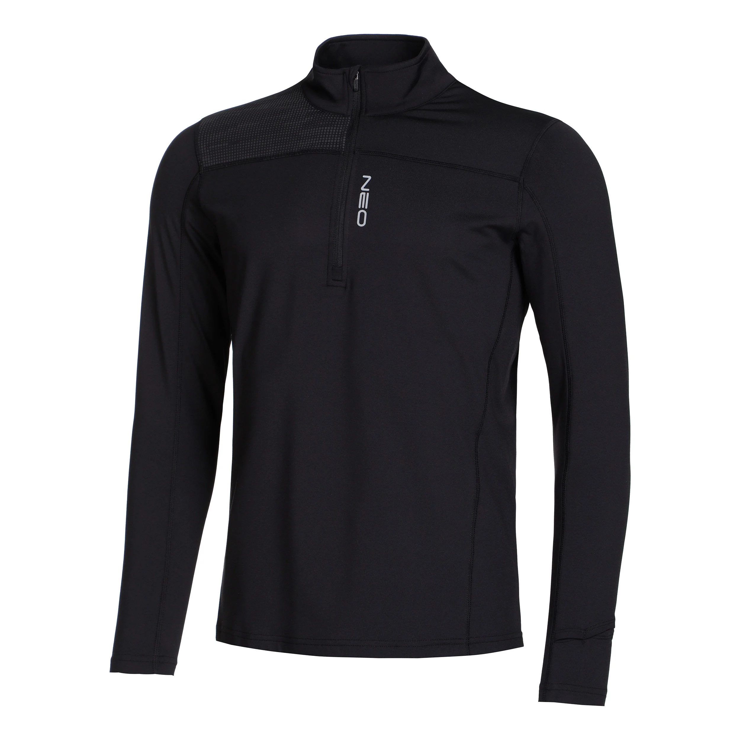 NEO Warm Light Haut Manches Longues Hommes - Noir