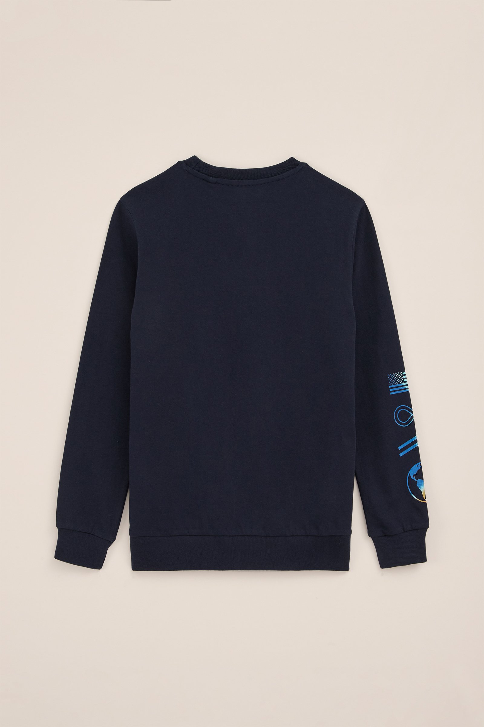 Jongens NASA®-T-shirt met opdruk Blue Ridge Donkerblauw