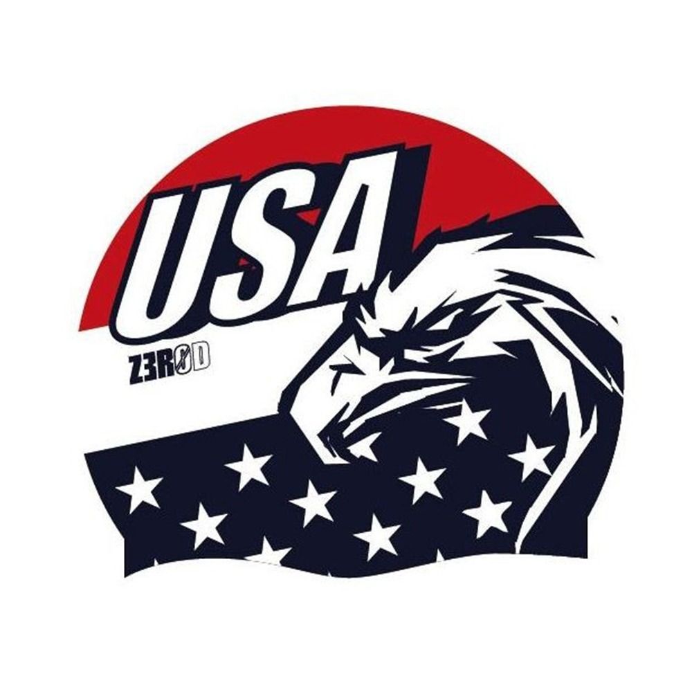 Z3rod NATIONAL PRIDE - Bonnet de bain usa