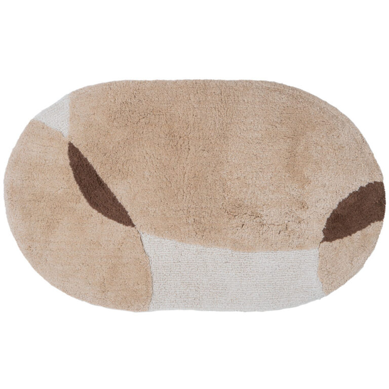 Badmat Bink - Beige Ovaal 50 x 80 cm