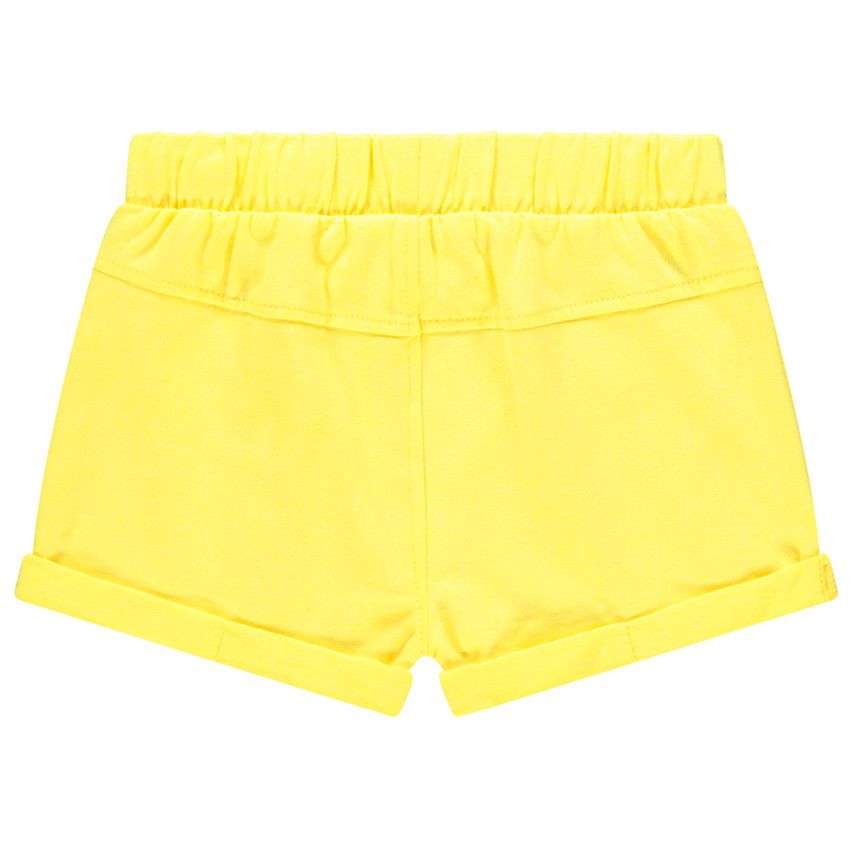 Short en molleton uni - Jaune