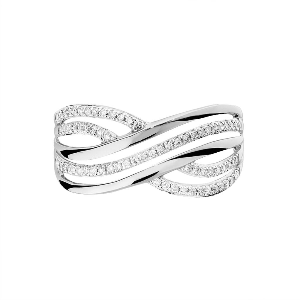 Bague Ocean Or Blanc Diamant