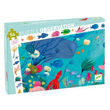 Djeco Wimmelpuzzle: Das Meer, 54 Teile