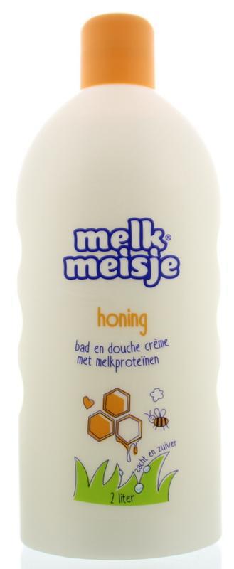 Melkmeisje Bad en douche honing 2000ml