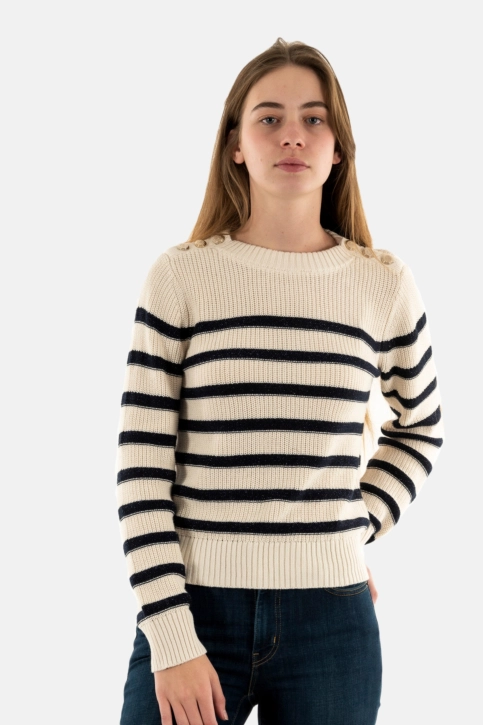 Pull léger morgan mashi marine