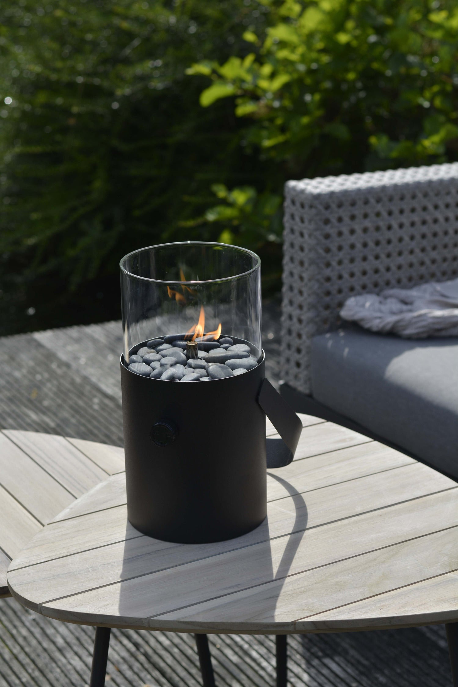 Gaslantaarn Cosiscoop zwart D 16 H 30 cm