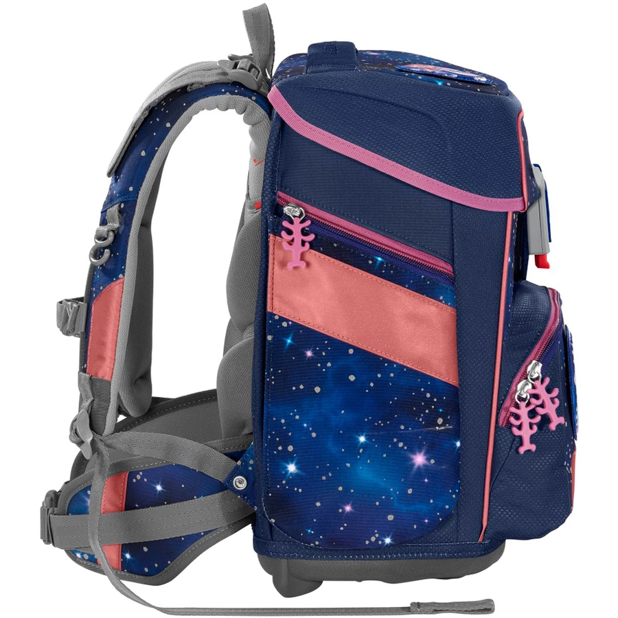 Step by Space Reflect Schulranzen Set 5 tlg. Star Seahorse Zoe