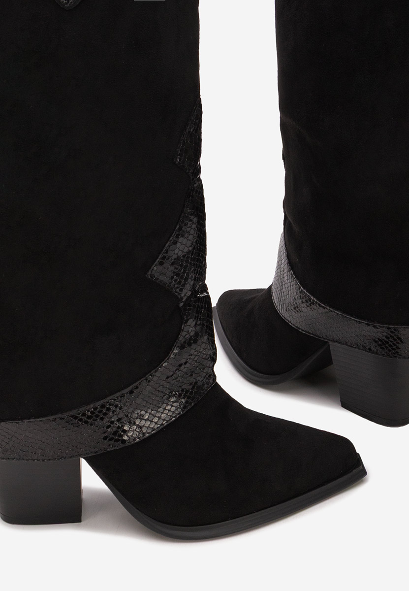 Santiag femme noires Nistora