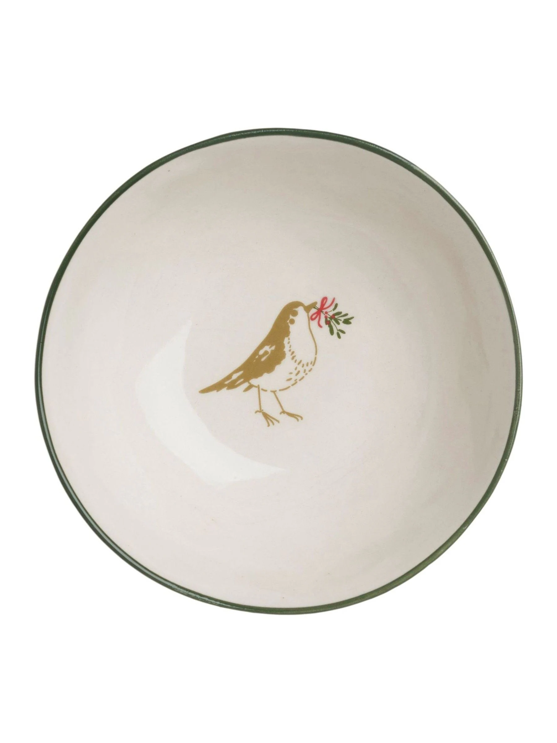 Sophie Allport Robin Stoneware Nibbles Bowl
