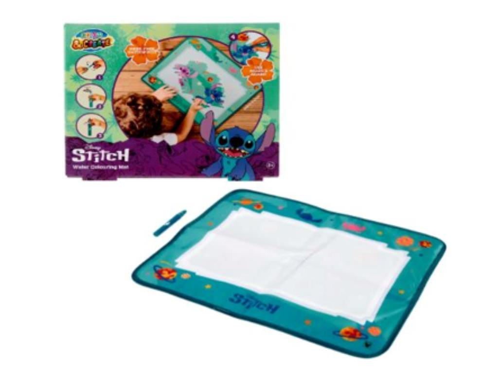 QUADRO COLORIR STITCH C/ AGUA