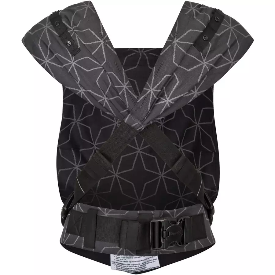 Hoppediz Neugeborenen Babytrage Primeo Jacquard Malmö Stone