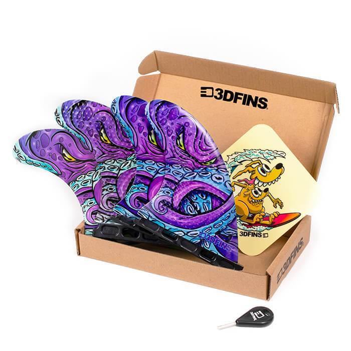3DFINS Go Hard Kraken - Quad Futures - Medium