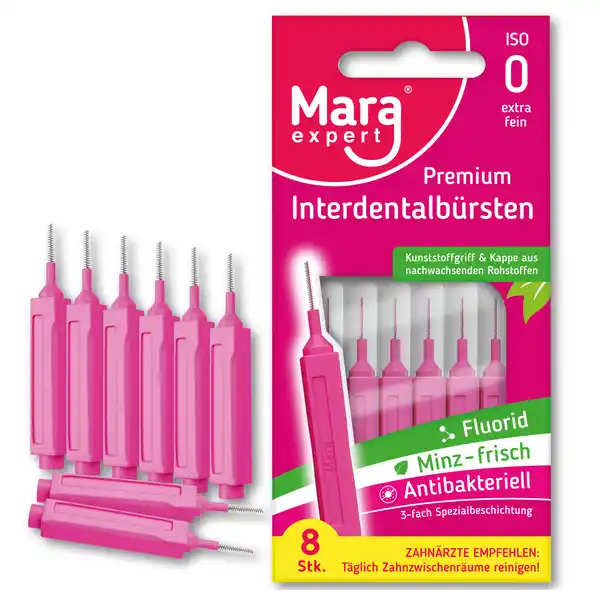 Premium Interdentalbürsten ISO 0 extra fein