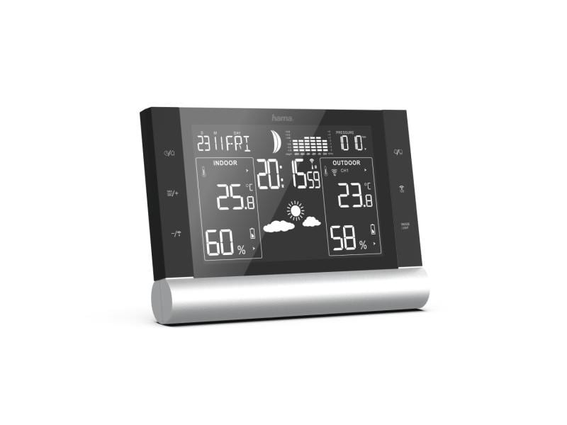 Hama Black Line L Schwarz Wetterstation