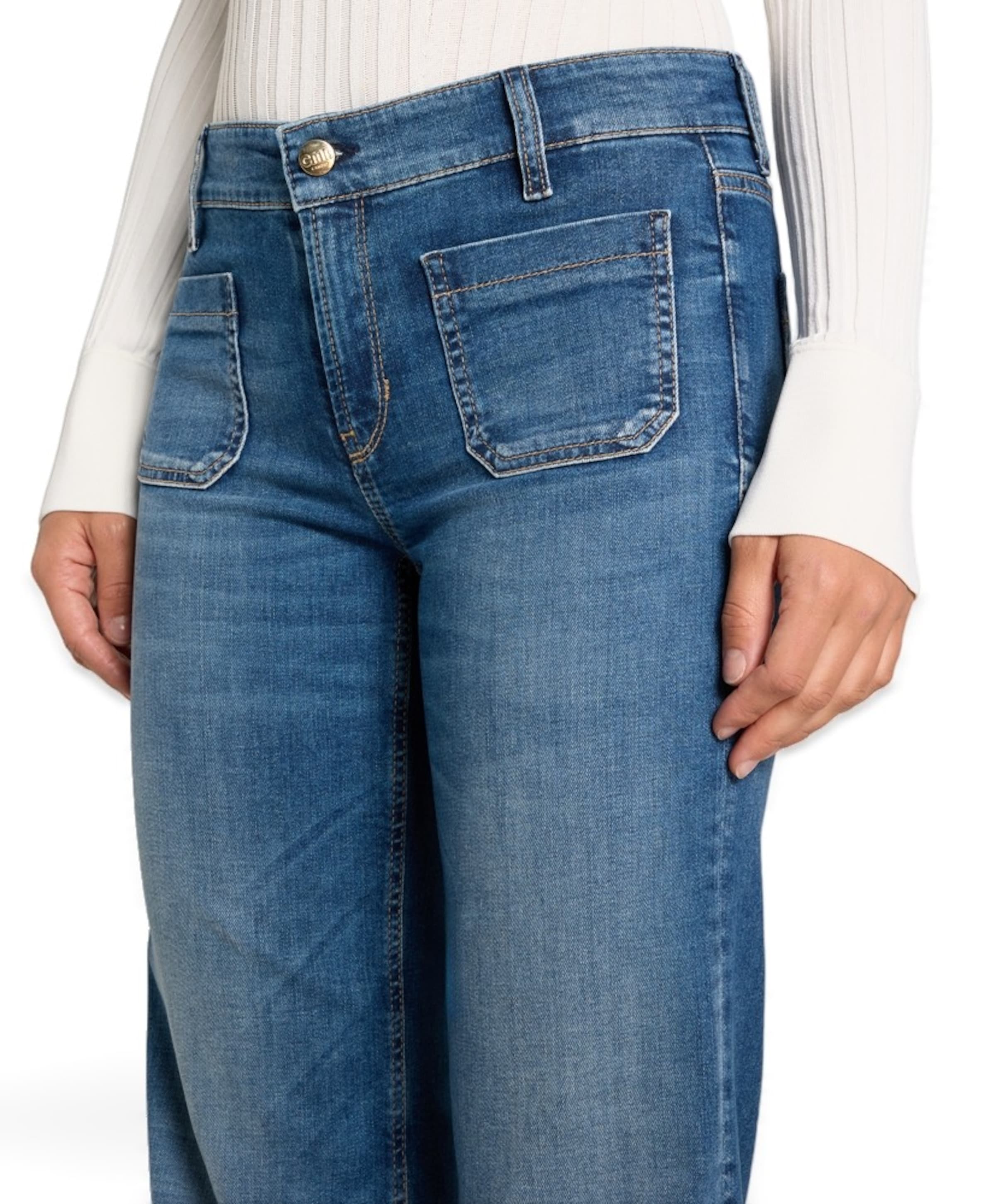 Cambio Amara dames jeans blauw