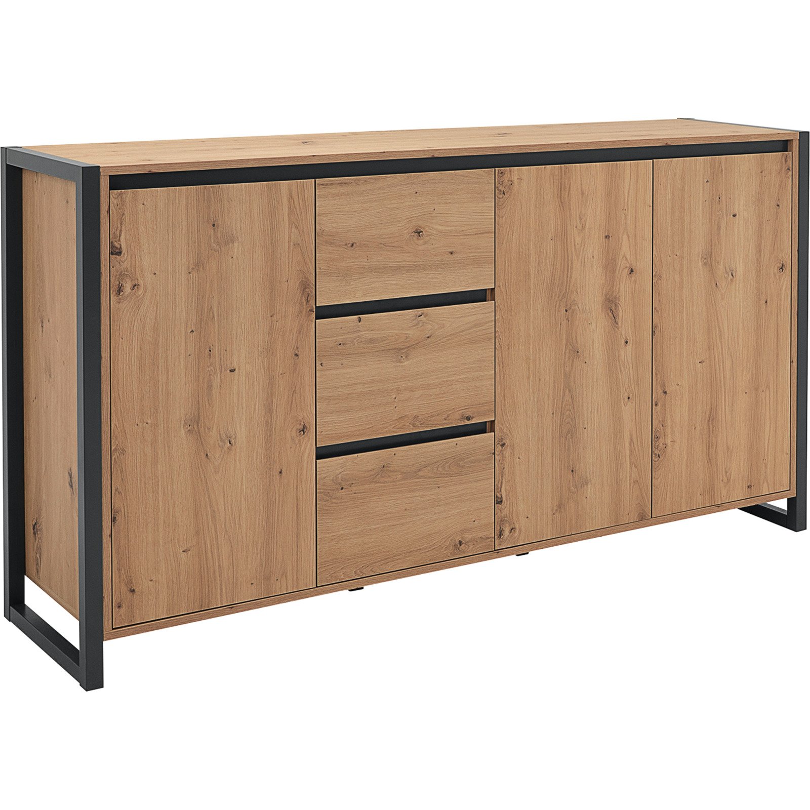 Kommode Verden Dekor Eiche Artisan 160 x 88 x 40 cm