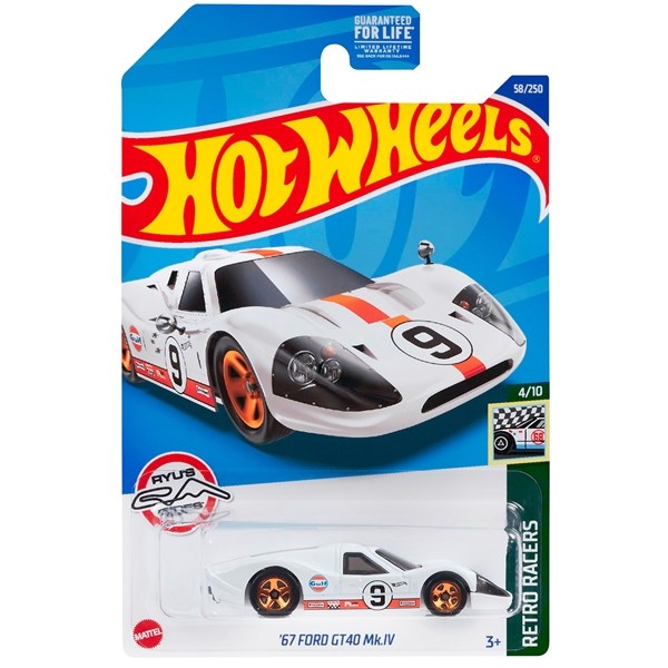 Køb Hot Wheels Basics '67 Ford GT40 Mk.IV