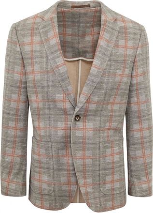 Suitable Respect Colbert Fame Jersey Ruit Flex Bruin SPE231038FA80ST-820 sand kopen