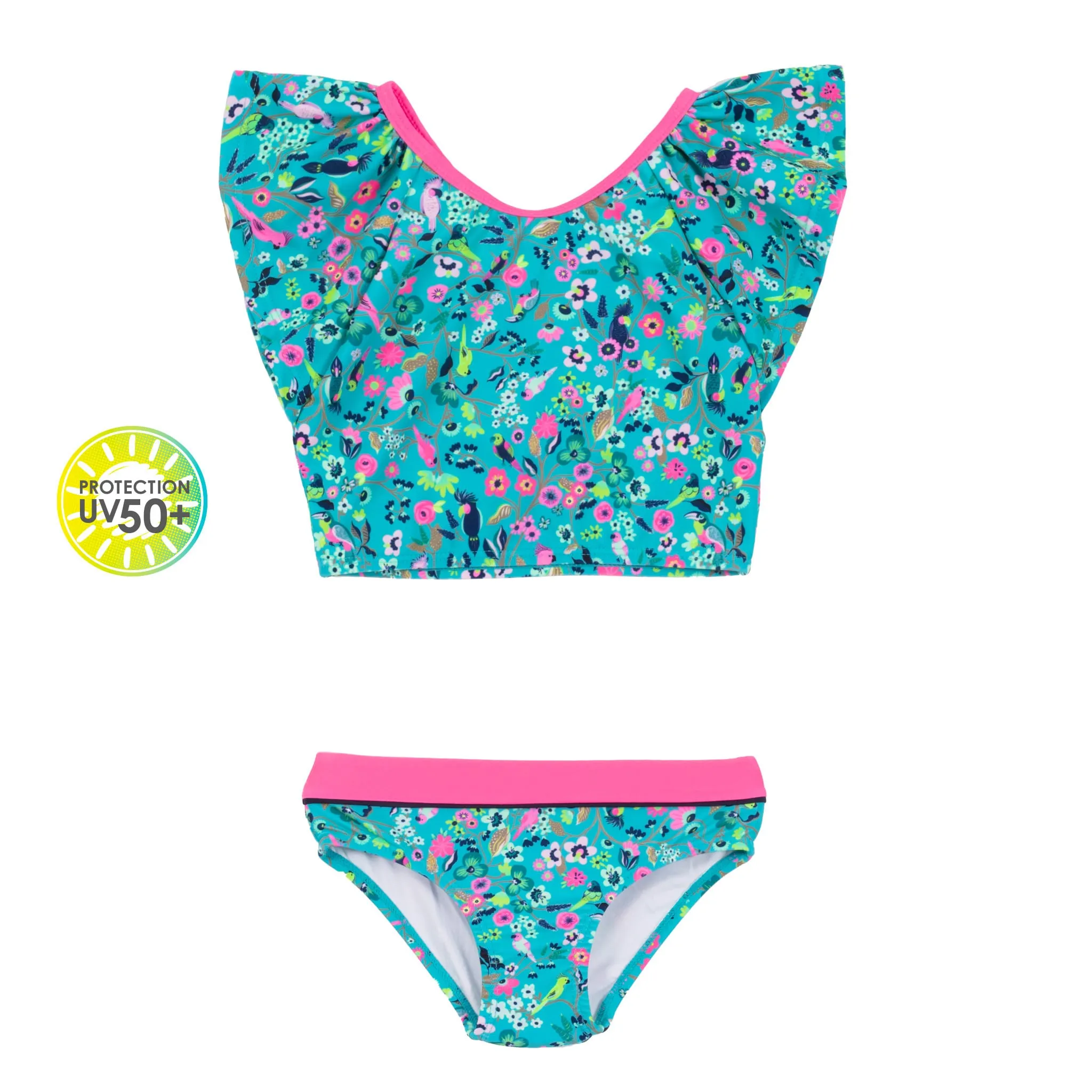 Nanö Bikini Volants UV Oiseaux 7-12ans