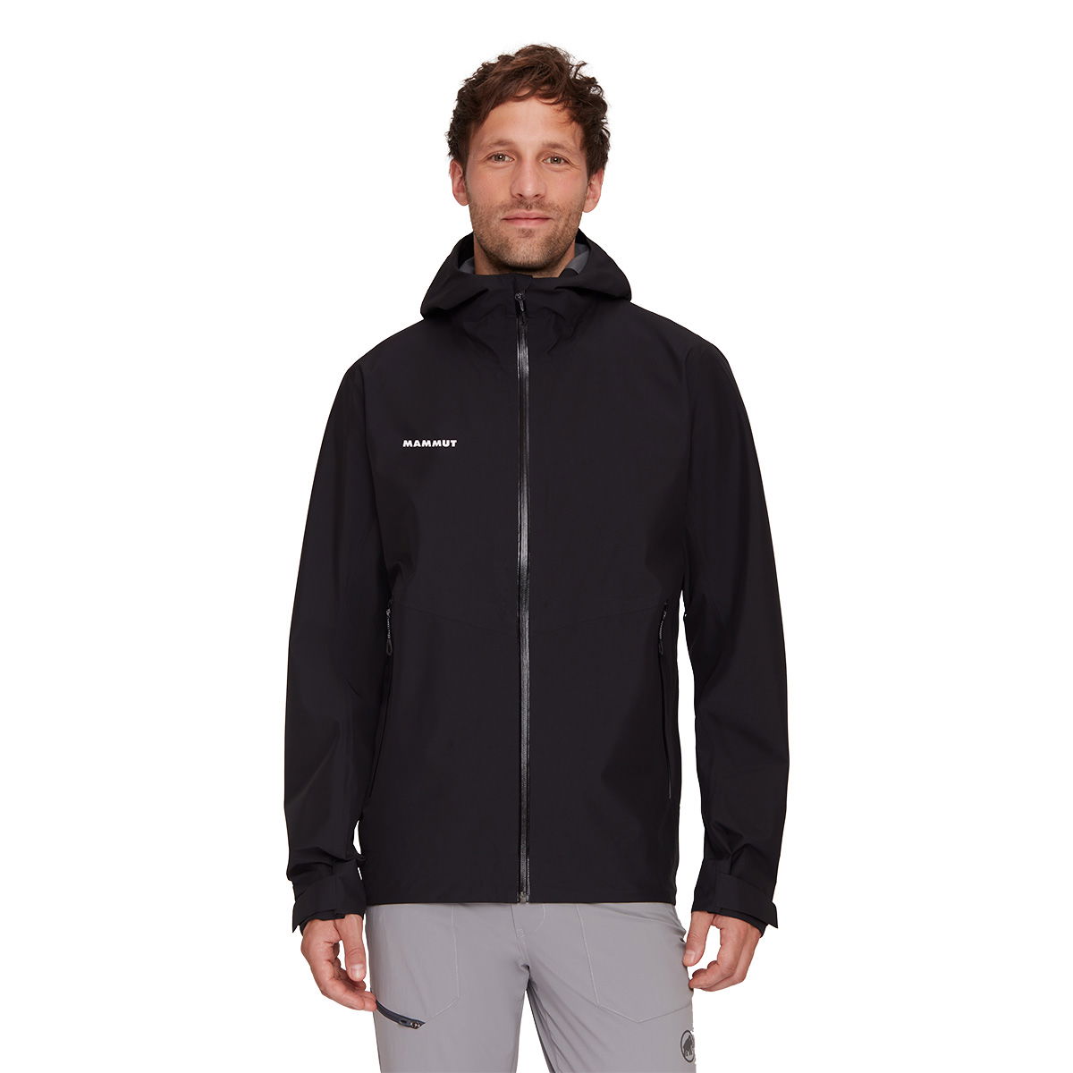 Mammut Alto Light HS Hooded regnjakke, herre (Black)