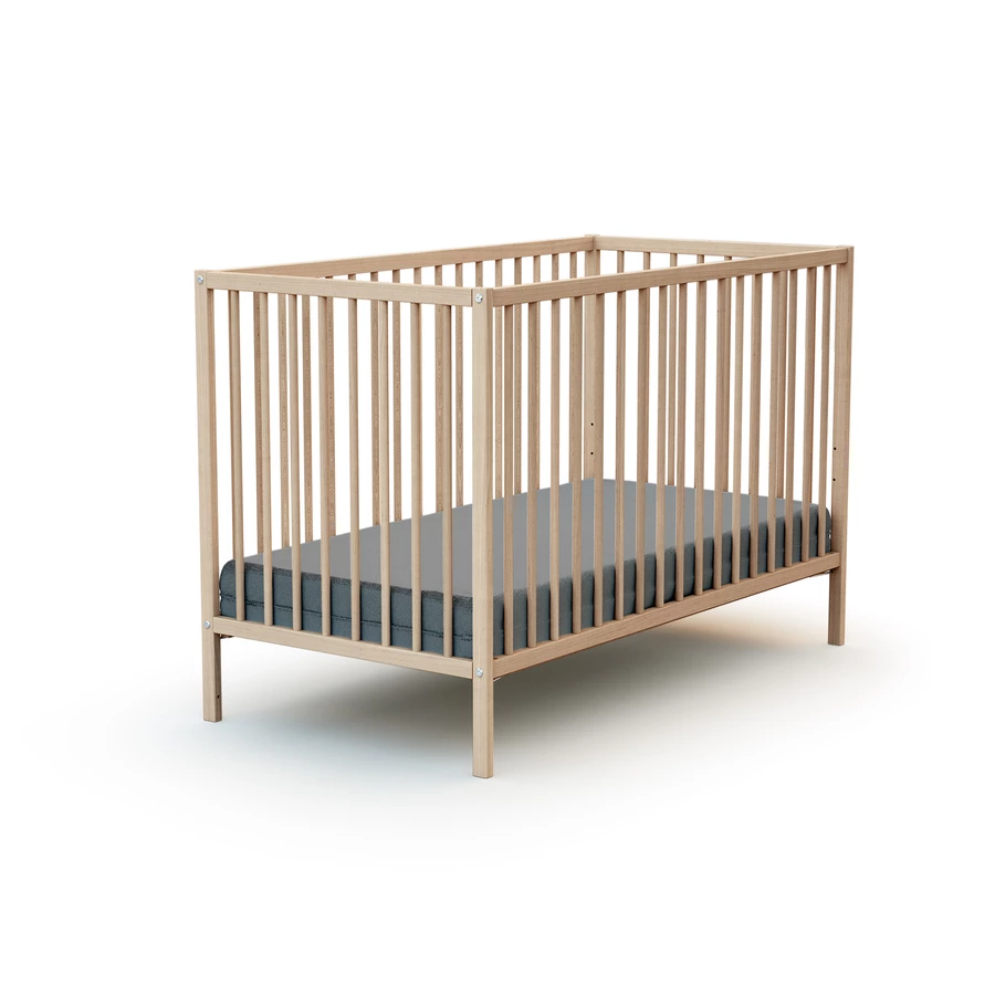 WEBABY Duo Babybett natur 60 x 120 cm