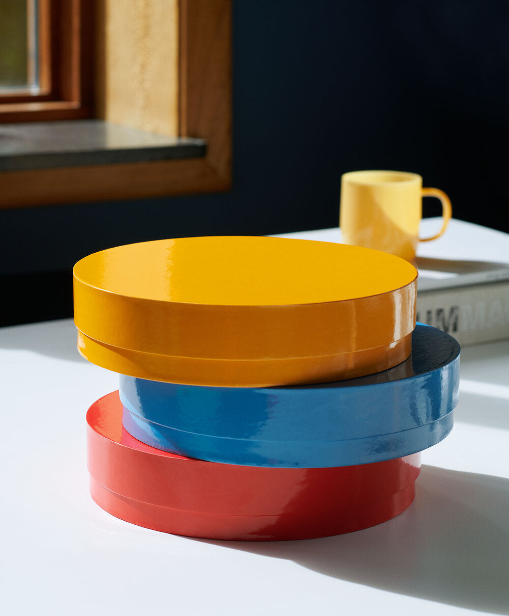 HAY  Colour Storage Round kasse - Egg Yolk