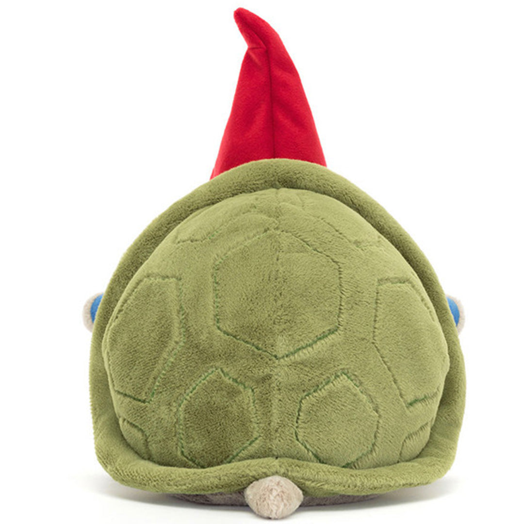 jellycat knuffelschildpad timmy turtle garden gnome - 28 cm