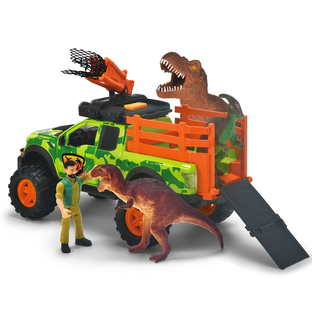 Køb Dickie Toys Dino Jæger Legesæt