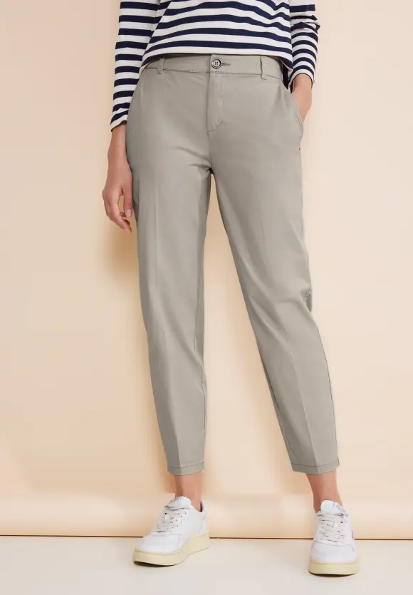 Casual Fit Chinohose - dolomite stone