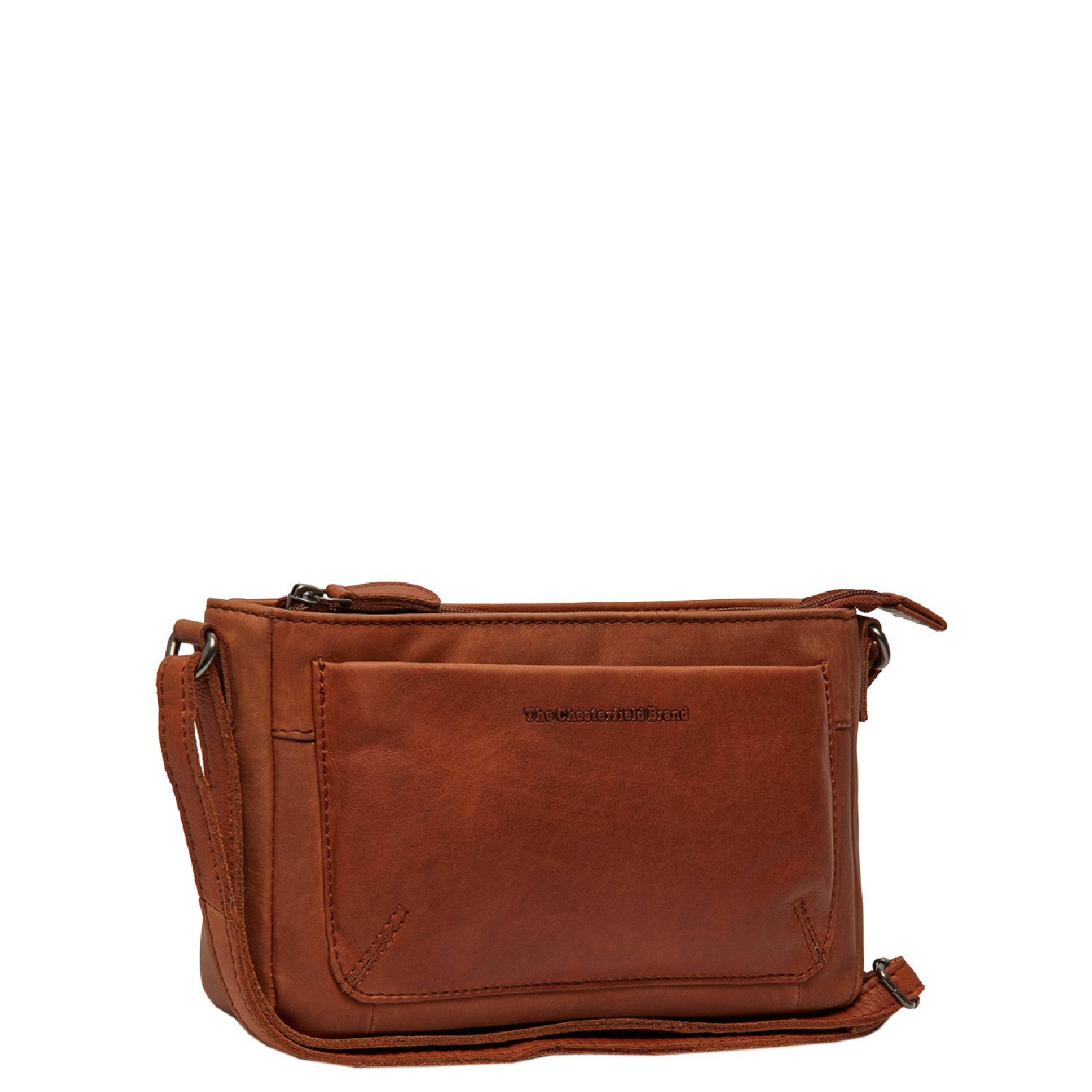 The Chesterfield Brand Southampton Schoudertas cognac