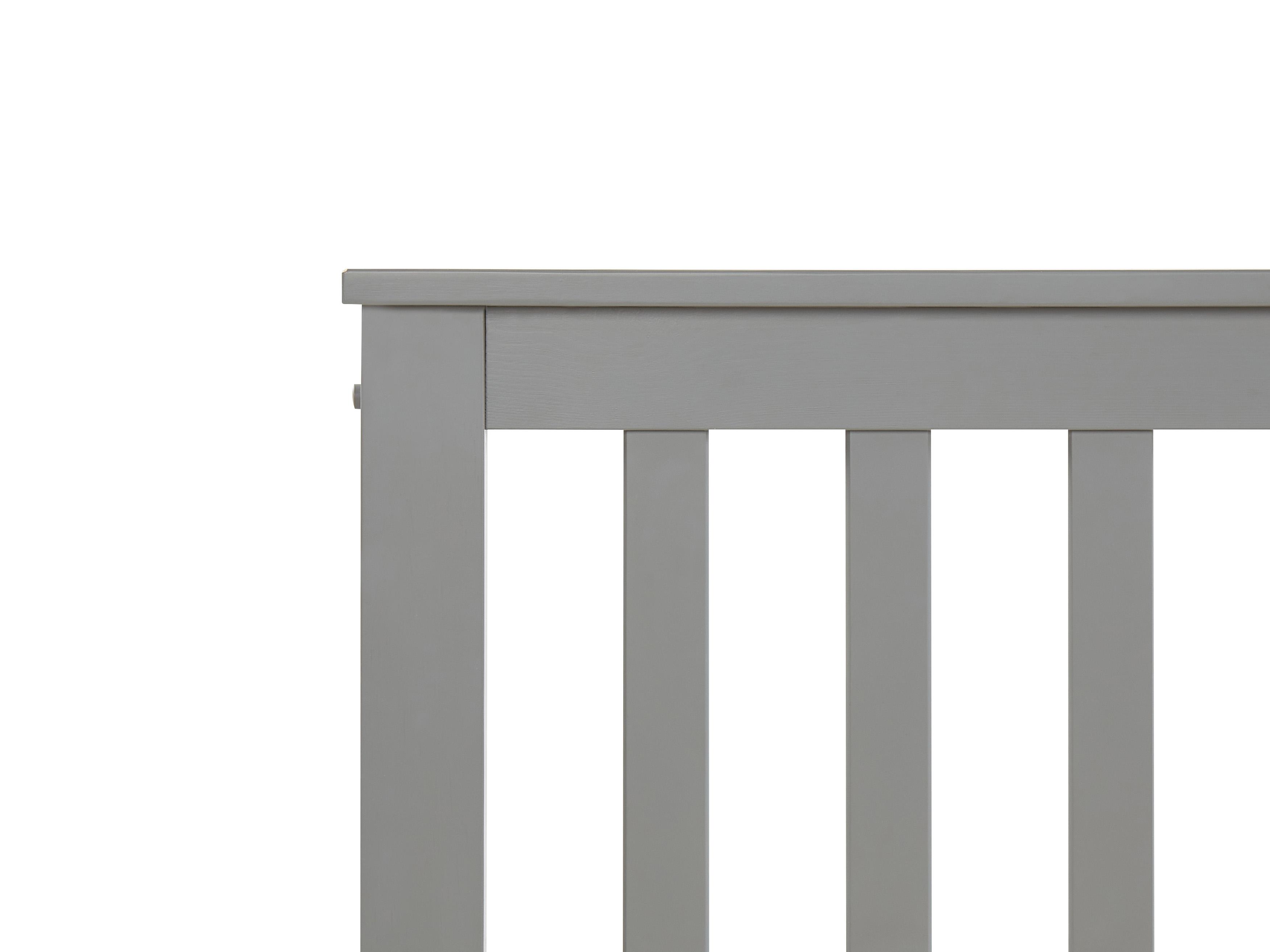 Bed Dennenhout MAYENNE 140 x 200 cm Grijs