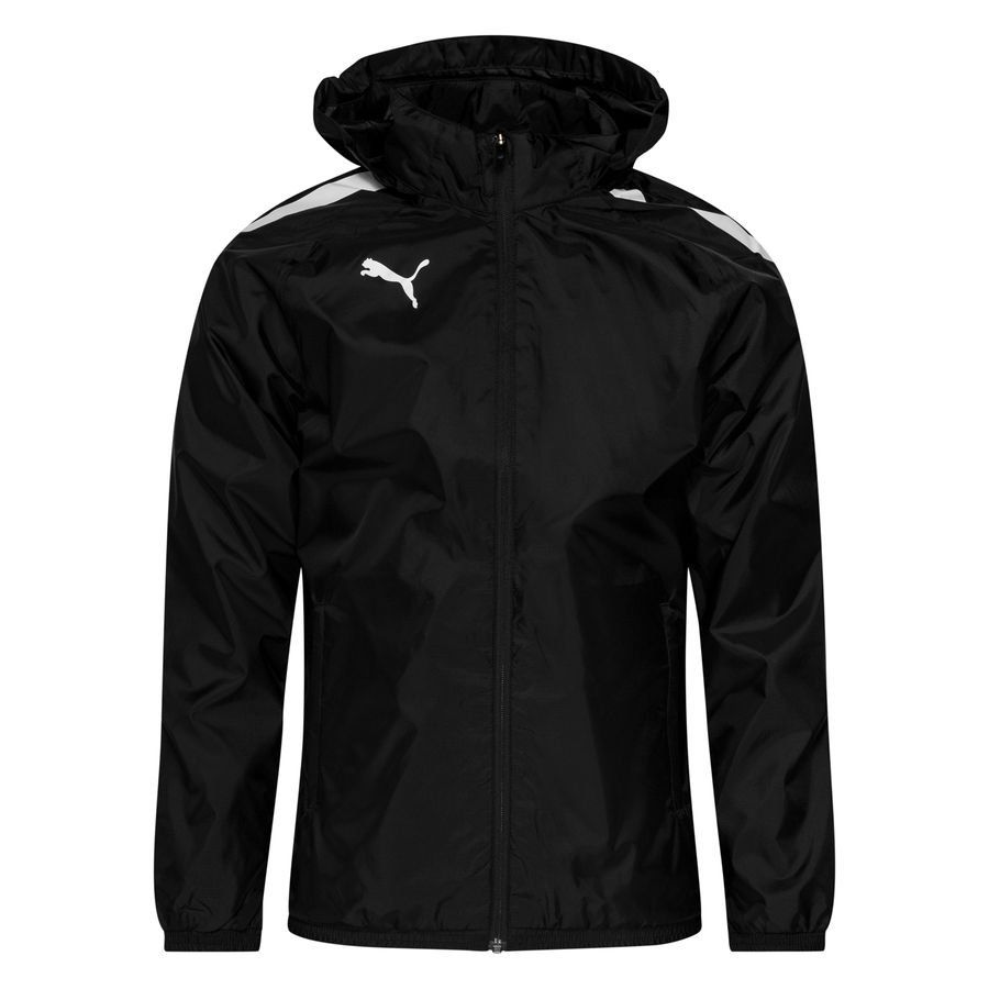 PUMA Veste teamLIGA All Weather - Noir/Blanc