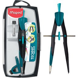 Coffret compas Technic Precision, longueur: 165 mm