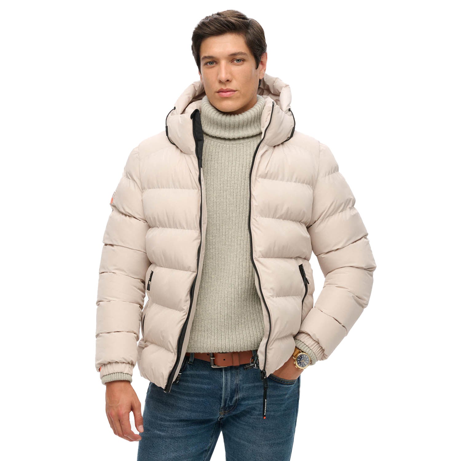 Superdry  Hooded Sports Puffer Jacket