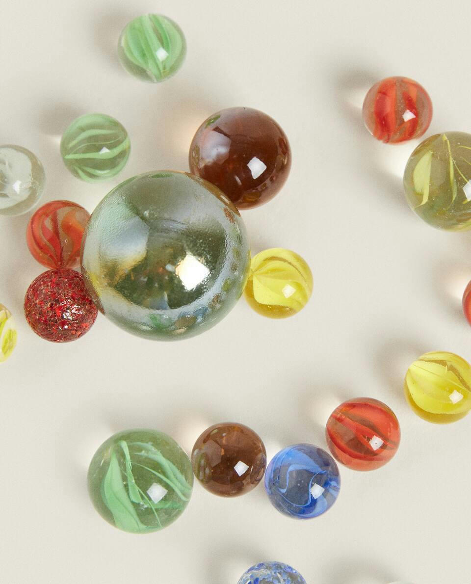 BOLINHAS DE GUDE DE BRINQUEDO (PACOTE COM 20)