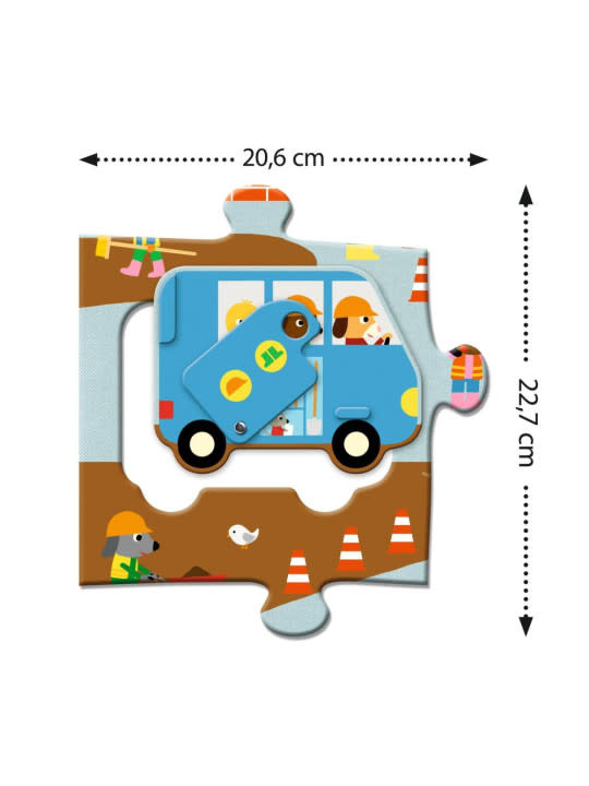 Djeco dj07167 Puzzel Bouwplaats