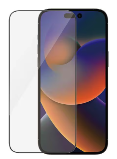 iPhone 14 Pro Max Antibakterielles Ultra Wide Fit Panzer Glas Displayschutz Case Friendly (2774)