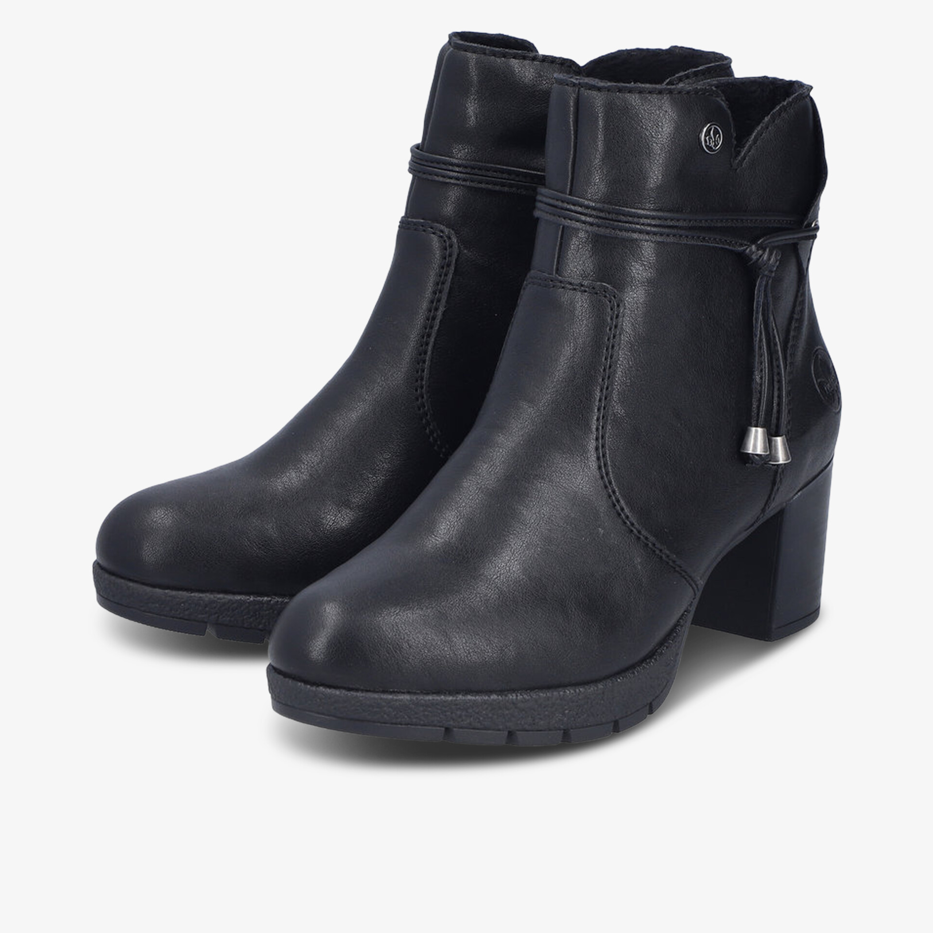 rieker Damen Klassische Stiefeletten schwarz