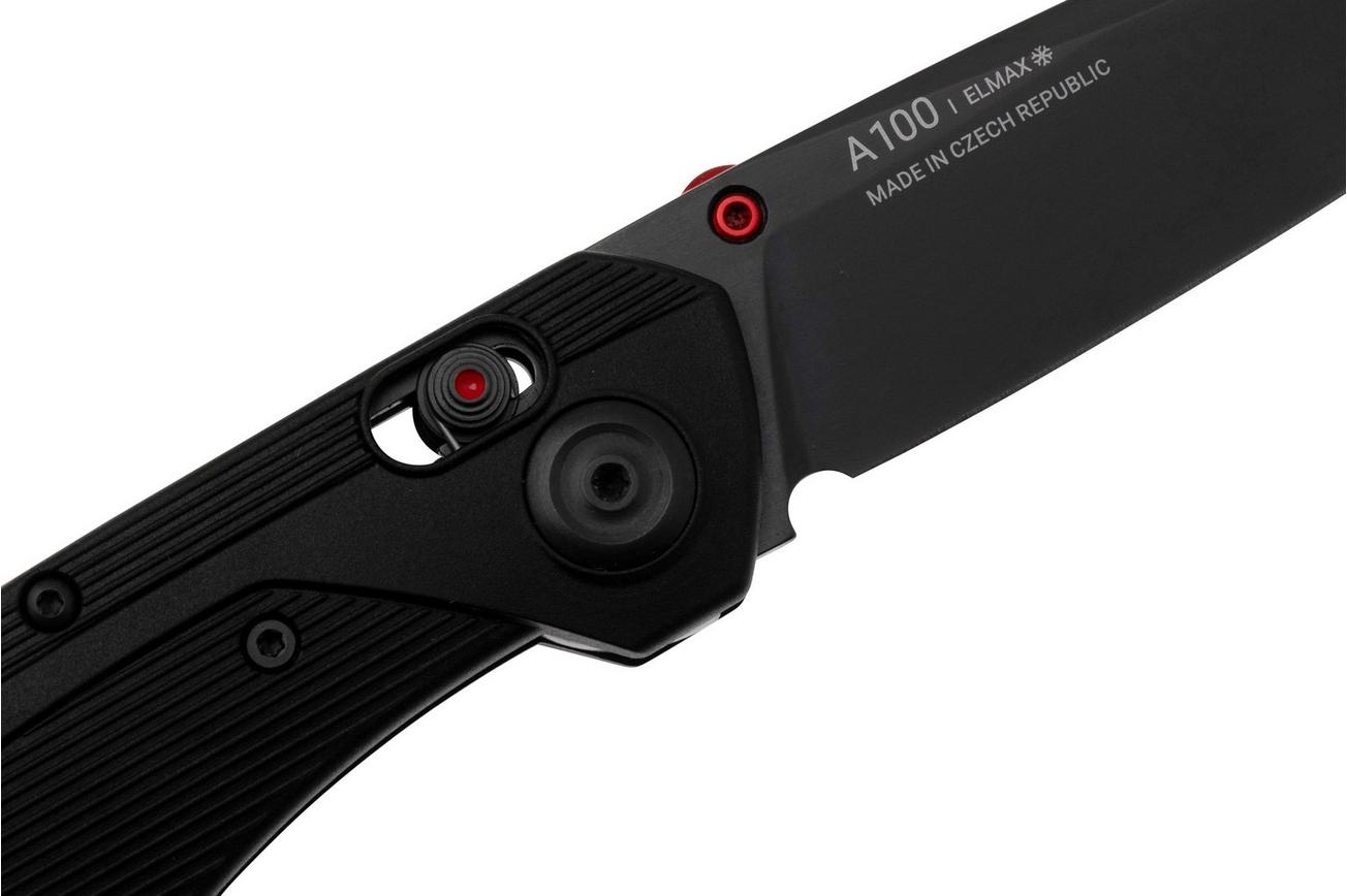 ANV Knives A100, Elmax, DLC, Alock, GRN Black ANVA100-016 zakmes