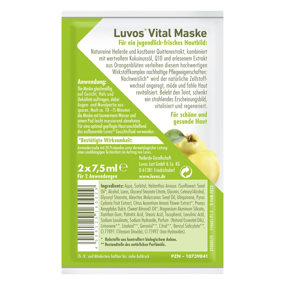 Luvos-Heilerde Vital-Maske