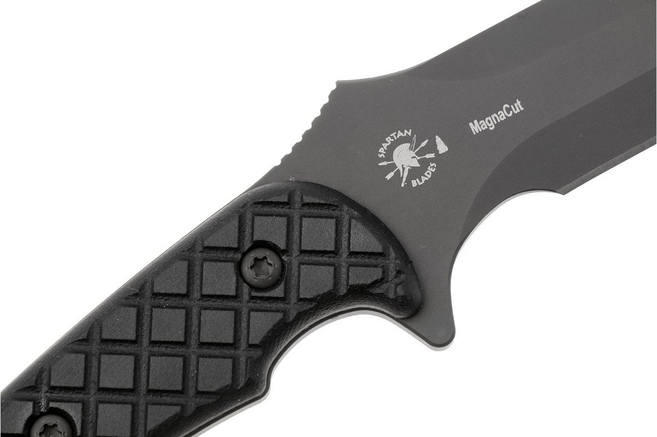 Spartan Blades Ares SB1BKBKNLBK Black, Black Micarta, survivalmes, MOLLE schede