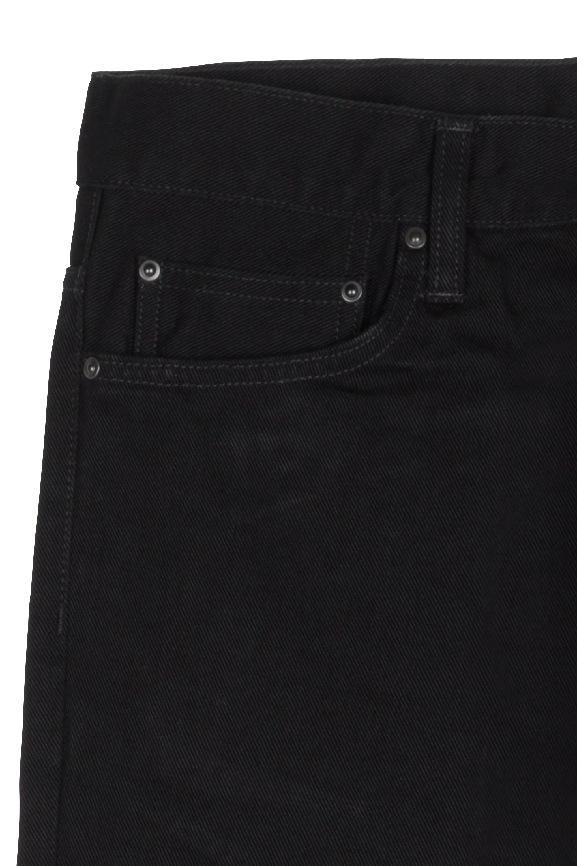 CARHARTT WIP Jean droit en coton bio  KLONDIKE Noir