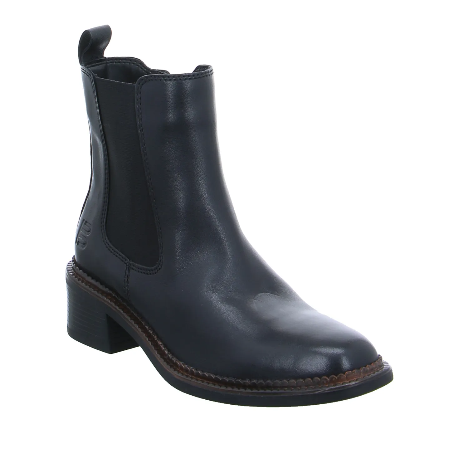 BAGATT Stiefelette Schwarz Leder