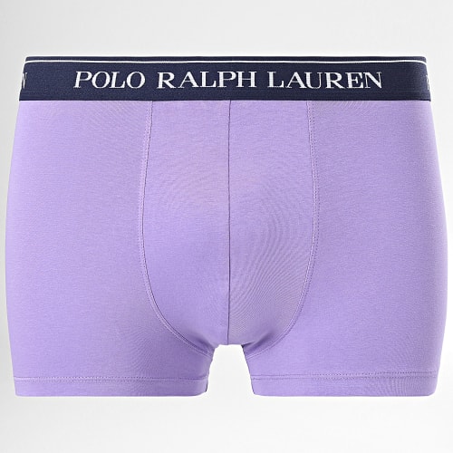 Lot De 3 Boxers Bleu Clair Violet Rouge