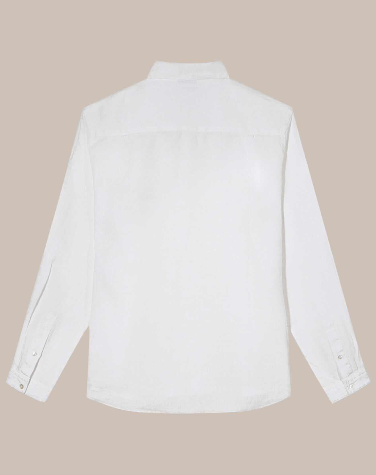 Harris Wilson Chemise slim 100% Lin Danny blanche